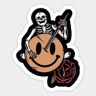 Sword and smile Sticker